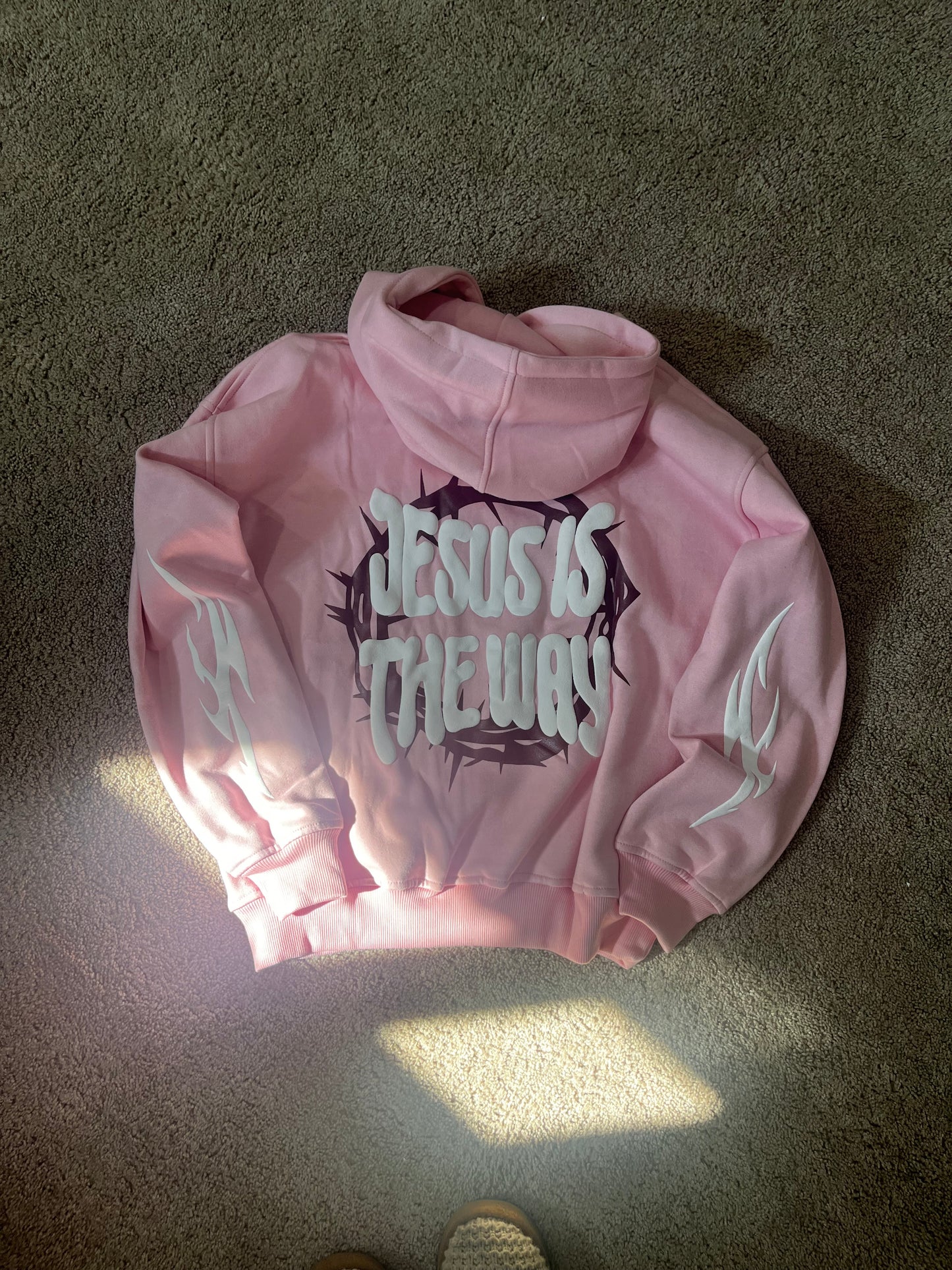 Defected "Jesus Is Calling" Pink Hoodie